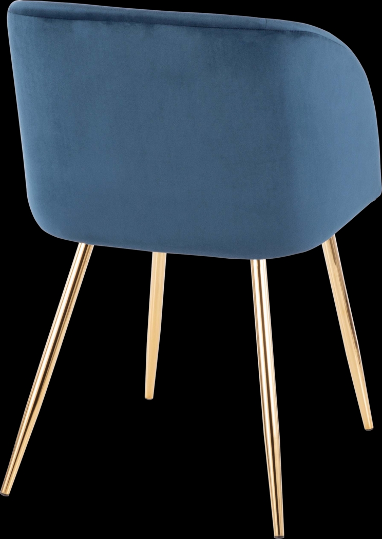 Fulham Blue Dining Chair, Set of 2 - Thumbnail - Image 2