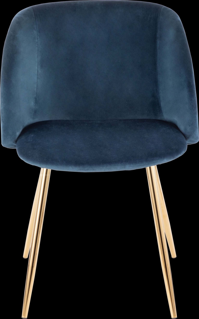 Fulham Blue Dining Chair, Set of 2 - Thumbnail - Image 3