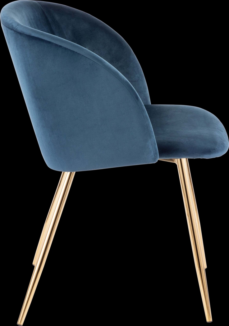 Fulham Blue Dining Chair, Set of 2 - Thumbnail - Image 4