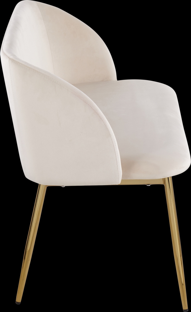 Fulham Cream Accent Bench - Thumbnail - Image 2