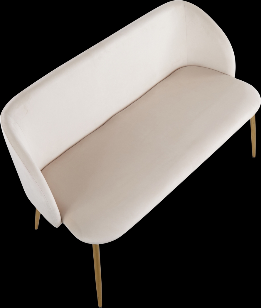 Fulham Cream Accent Bench - Thumbnail - Image 6