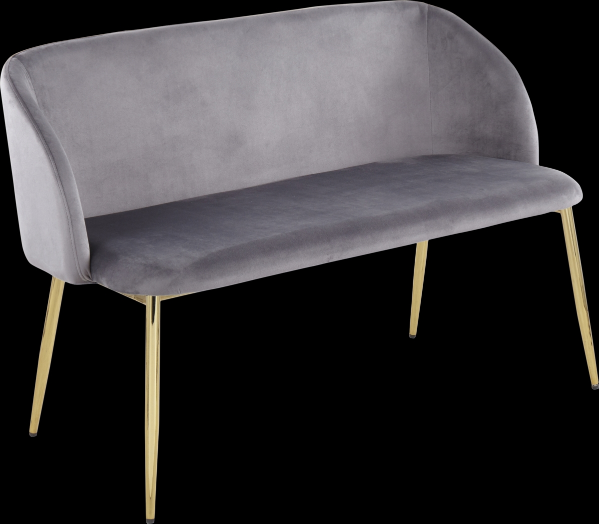 Fulham Gray Accent Bench - Thumbnail - Image 1