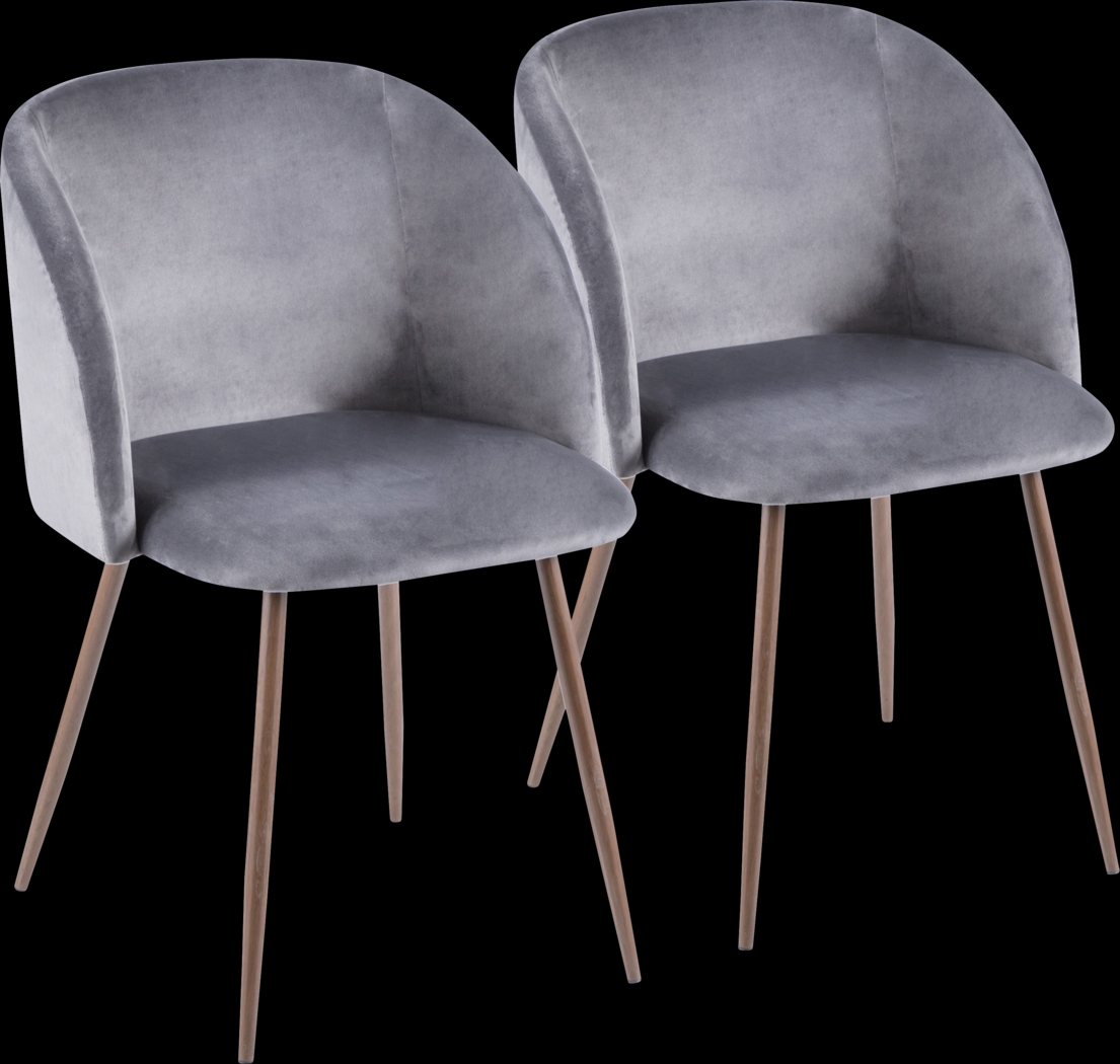 Fulham Gray Dining Chair, Set of 2 - Thumbnail - Image 1