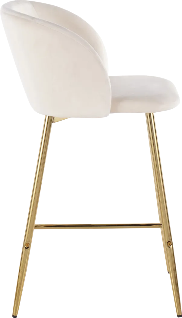 Fulham I Cream Counter Height Stool, Set of 2 - Thumbnail - Image 3
