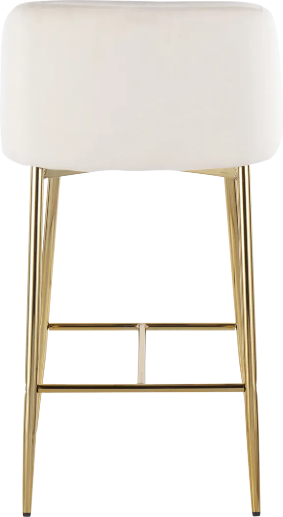 Fulham I Cream Counter Height Stool, Set of 2 - Thumbnail - Image 5