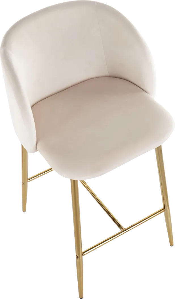 Fulham I Cream Counter Height Stool, Set of 2 - Thumbnail - Image 7