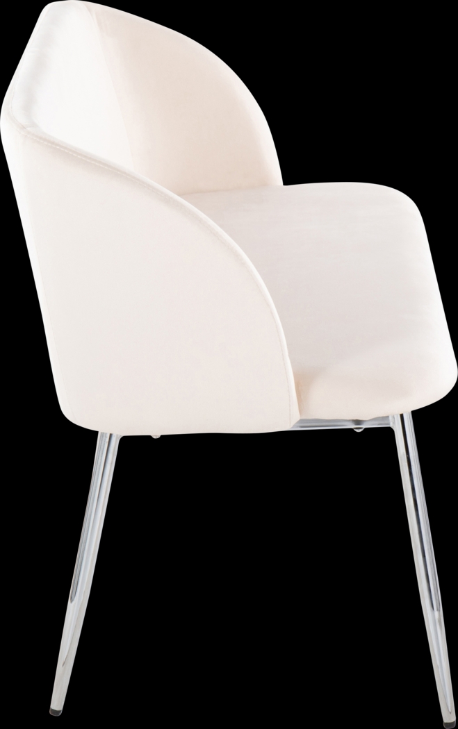 Fulham II Cream Accent Bench - Thumbnail - Image 4