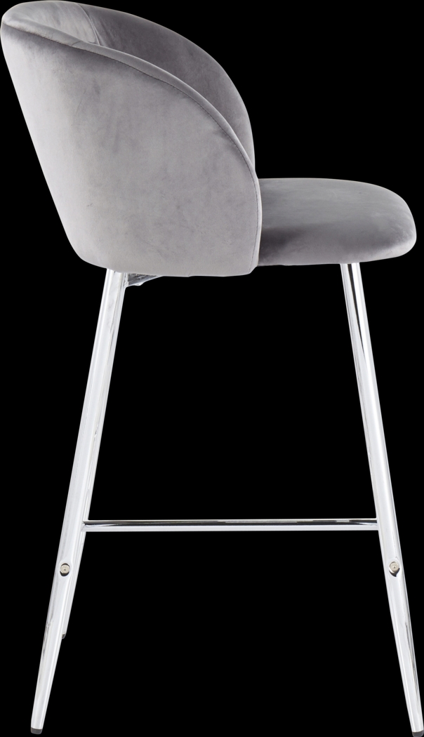 Fulham II Gray Counter Height Stool, Set of 2 - Thumbnail - Image 3