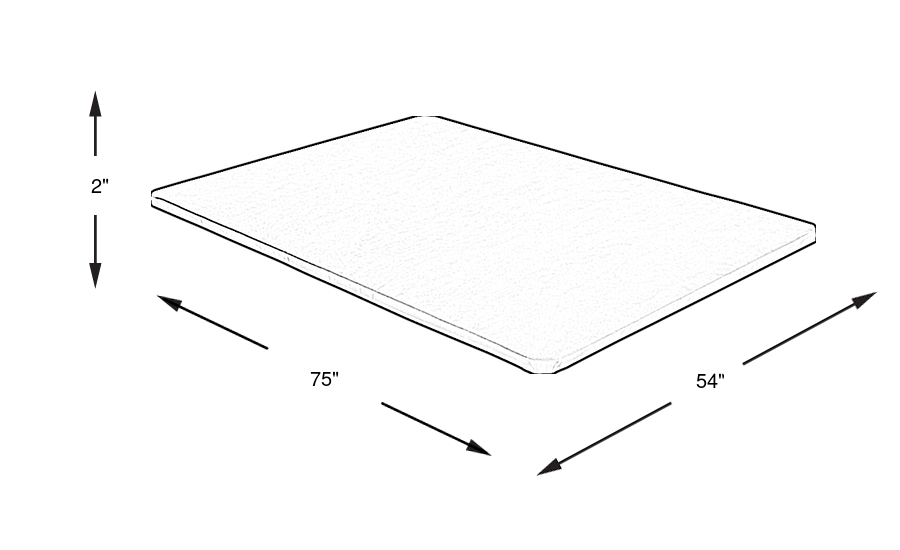 Dimension Image. Please refer to the Dimension Tab on this page for dimension details.