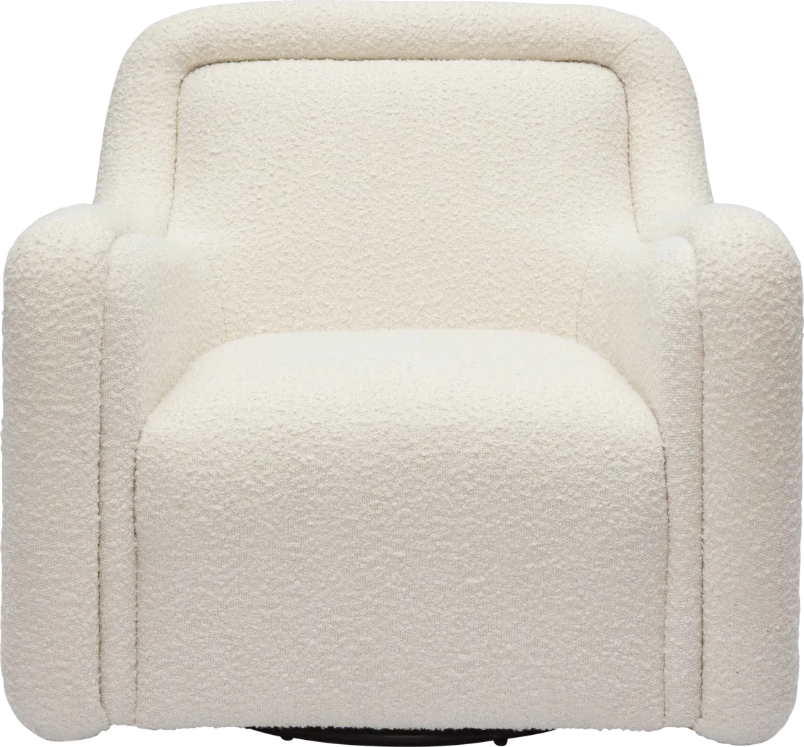 Fullbrighty Gray Swivel Accent Chair - Thumbnail - Image 3