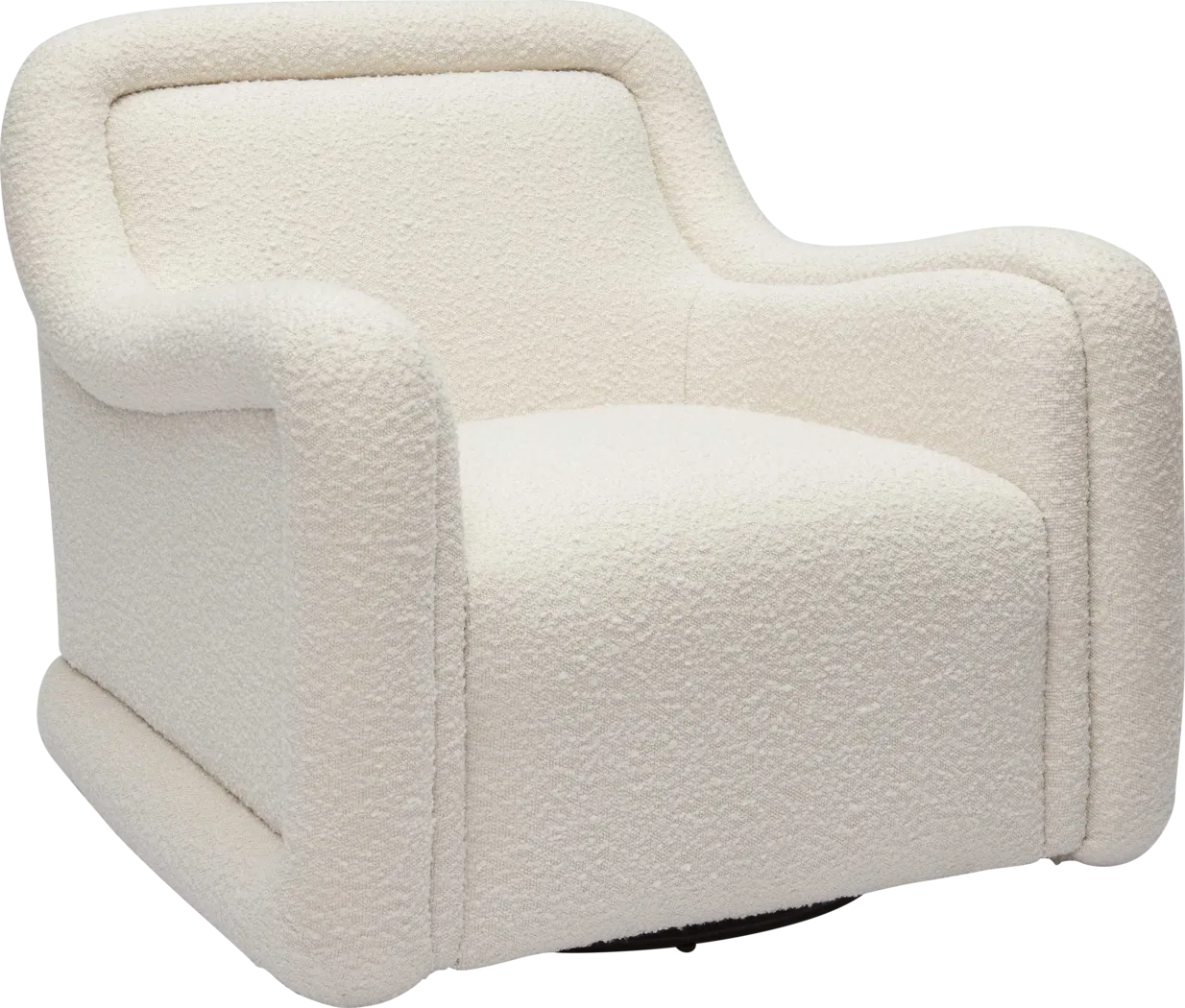 Fullbrighty Gray Swivel Accent Chair - Thumbnail - Image 1