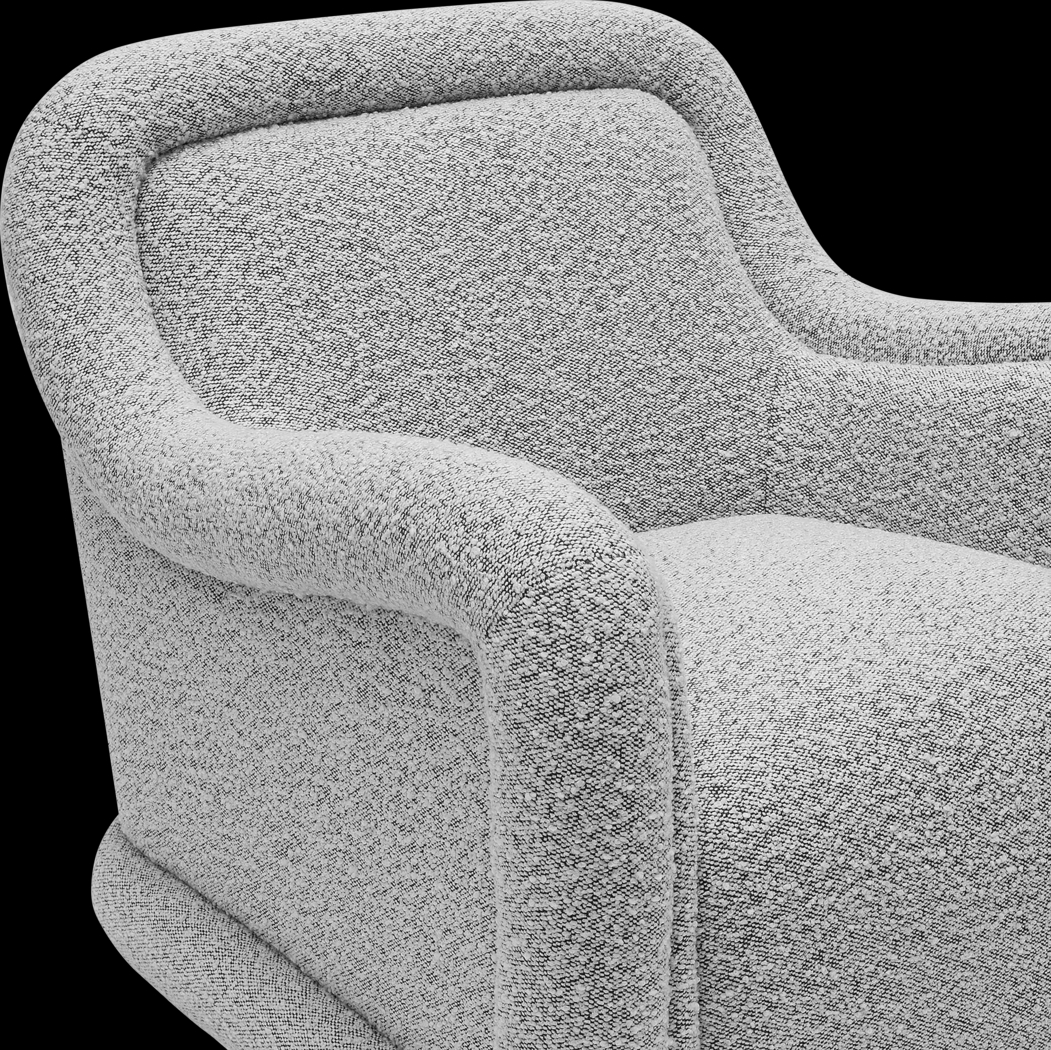 Fullbrighty Gray Swivel Accent Chair - Thumbnail - Image 5