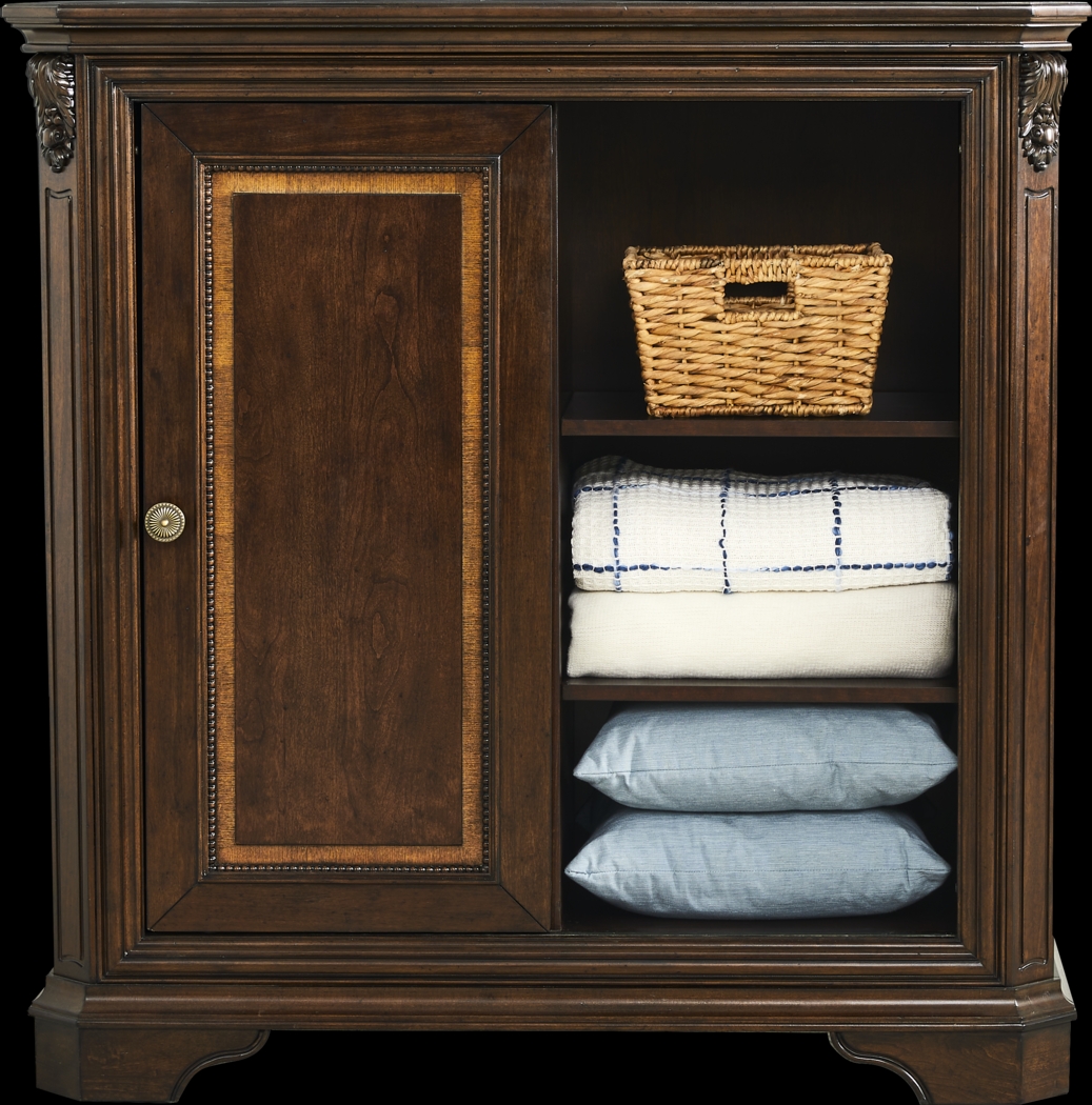 Fuller Brown Cherry Finish Door Chest - Thumbnail - Image 2