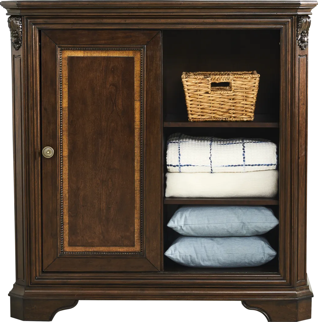 Fuller Brown Cherry Finish Door Chest - Thumbnail - Image 3