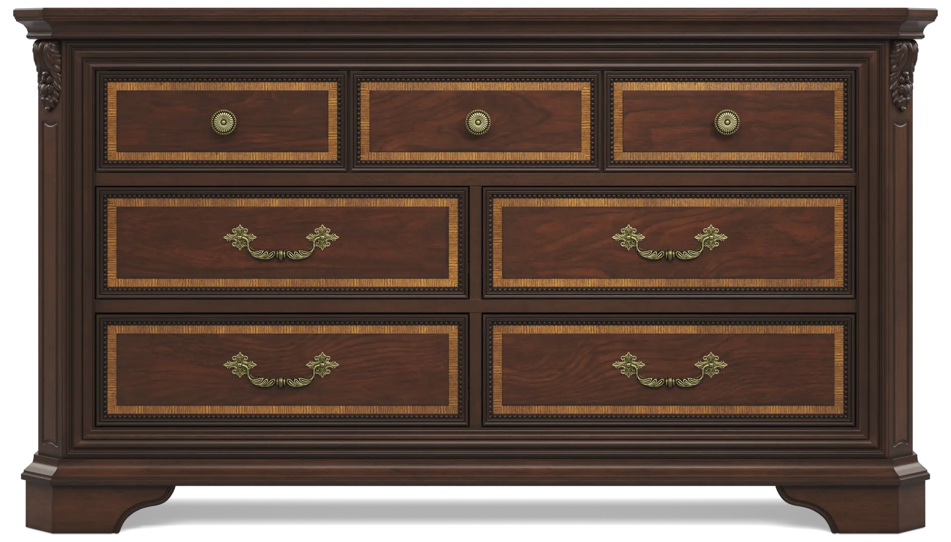 brown cherry dresser