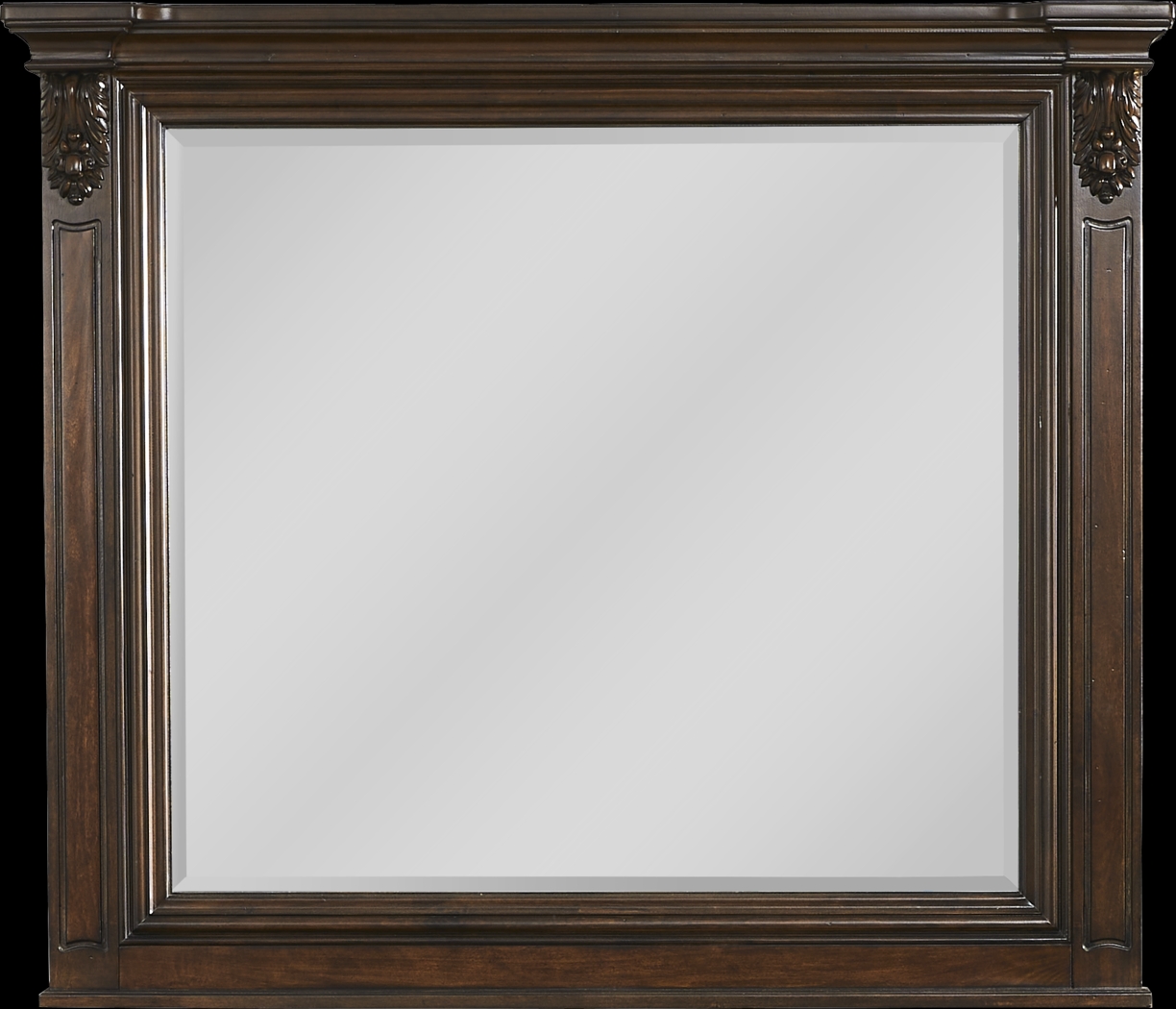 Fuller Brown Cherry Finish 5 Pc Queen Panel Bedroom - Thumbnail - Image 7