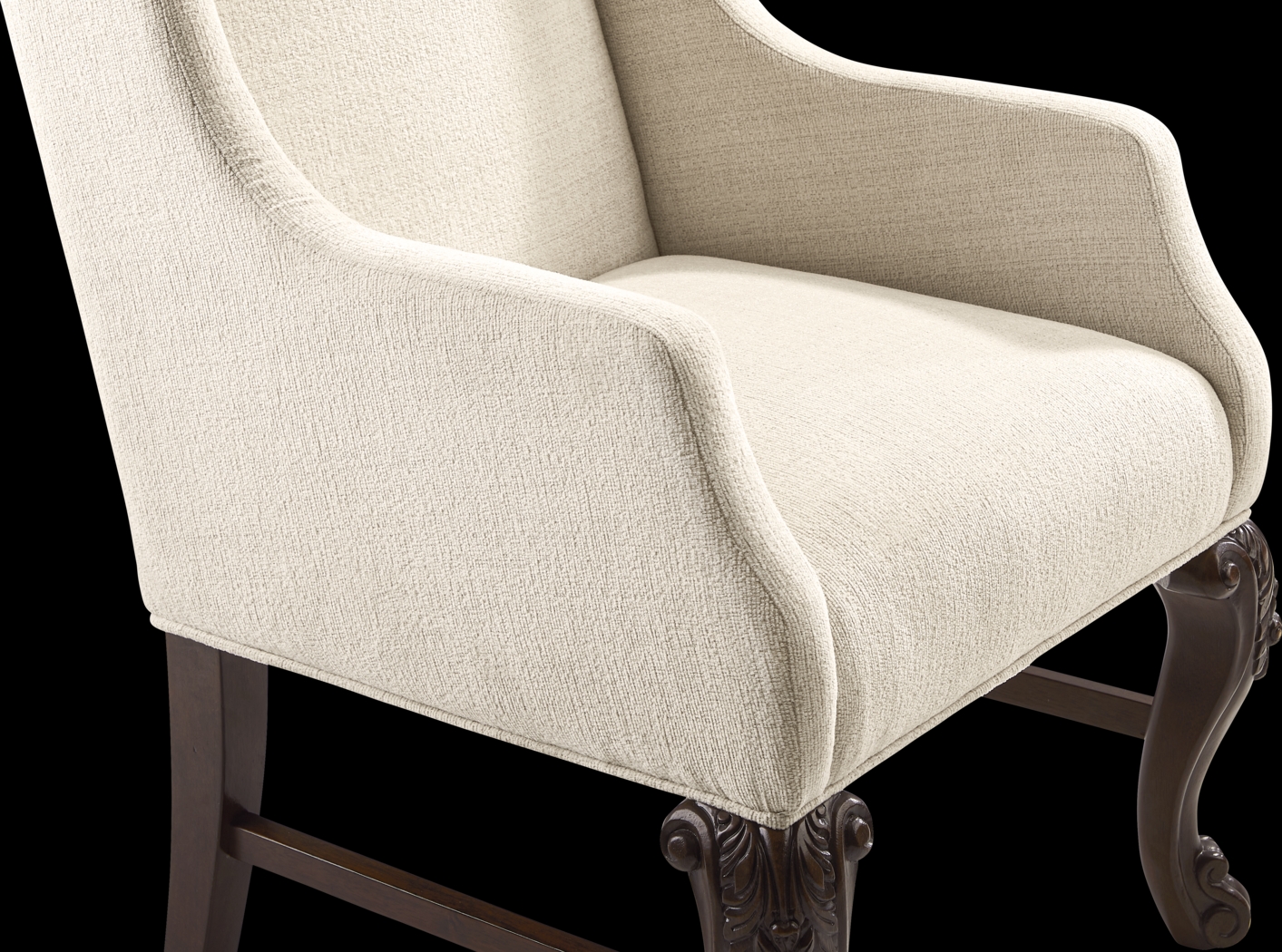 Fuller White Upholstered Host Chair - Thumbnail - Image 3
