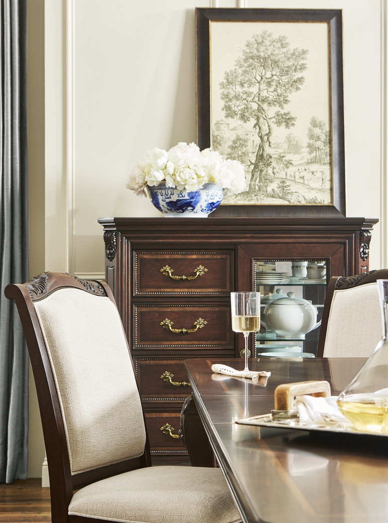 Fuller Brown Cherry 5 Pc Dining Room - Thumbnail - Image 10