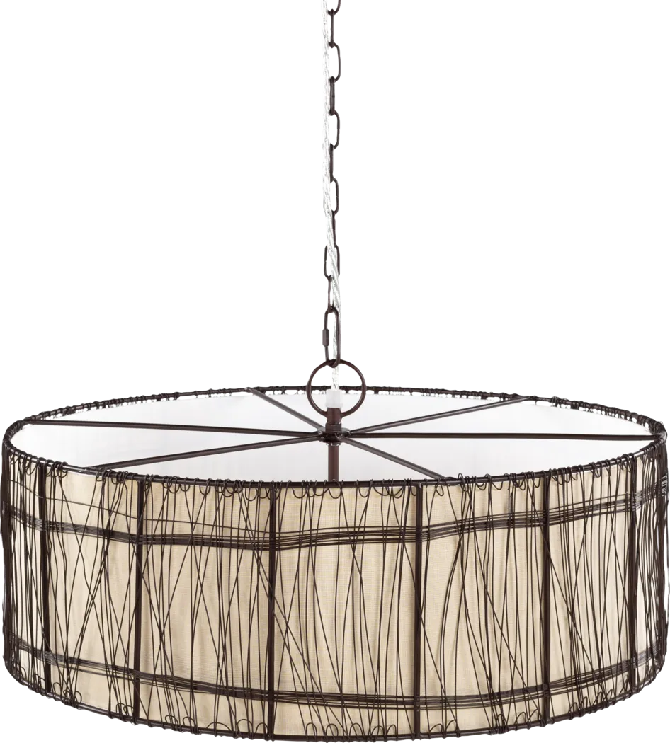 Fuller Lane Beige Chandelier - Thumbnail - Image 1