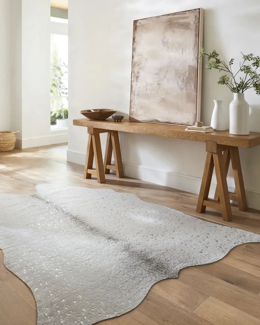 Funani Gray 3'10 x 5' Rug - Thumbnail - Image 3