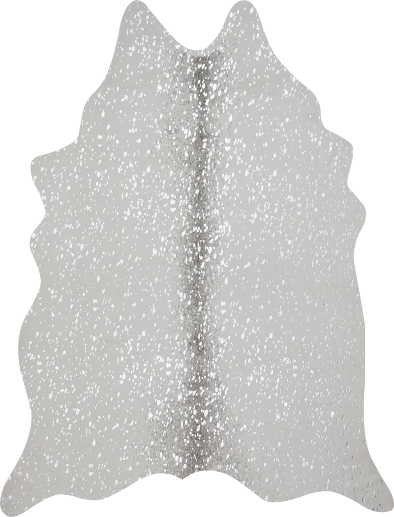 Funani Gray 3'10 x 5' Rug - Thumbnail - Image 1