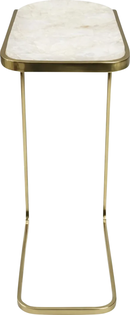 Funde Gold/White End Table - Thumbnail - Image 4