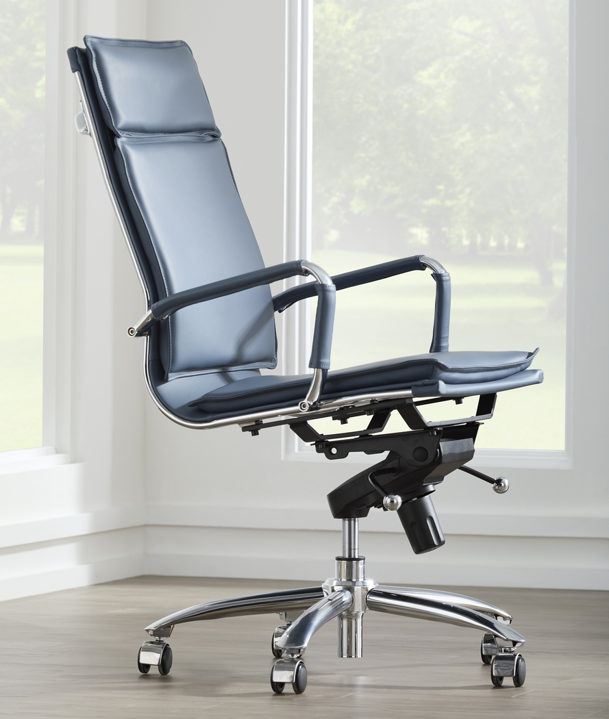 Furnberg Blue High Office Chair - Thumbnail - Image 2