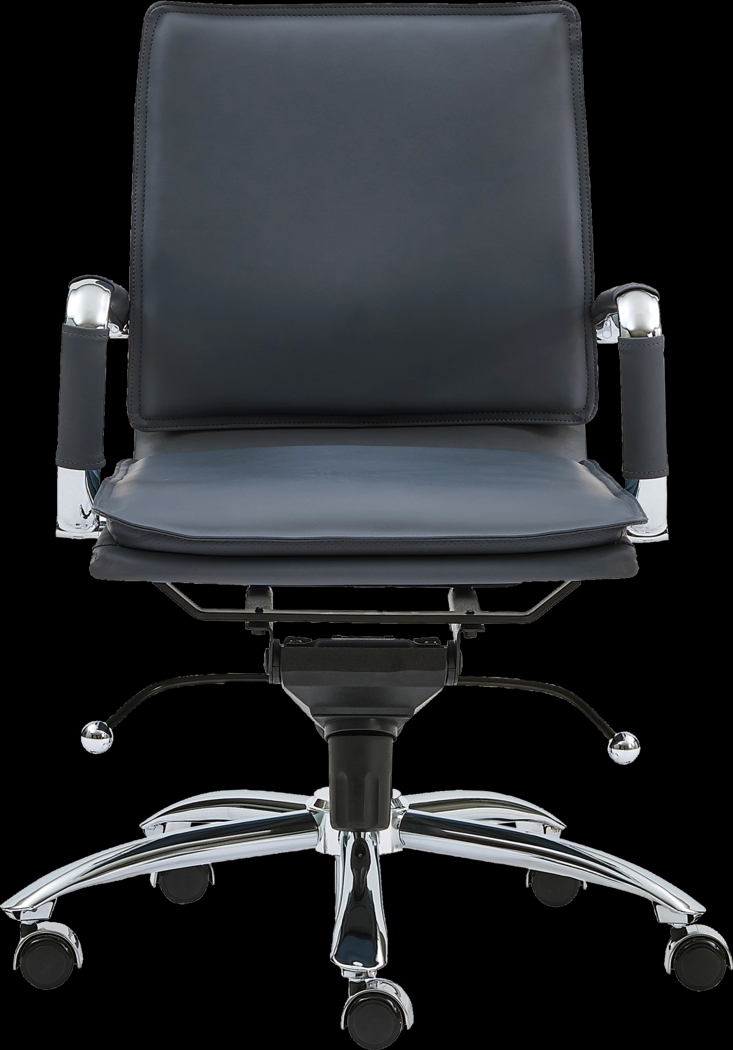 Furnberg Blue Low Office Chair - Thumbnail - Image 1