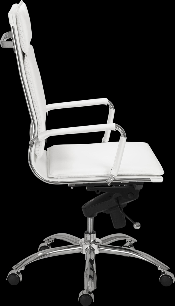 Furnberg White High Office Chair - Thumbnail - Image 4