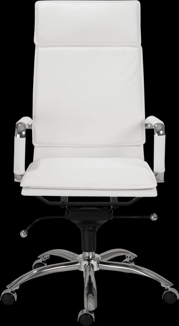 Furnberg White High Office Chair - Thumbnail - Image 1