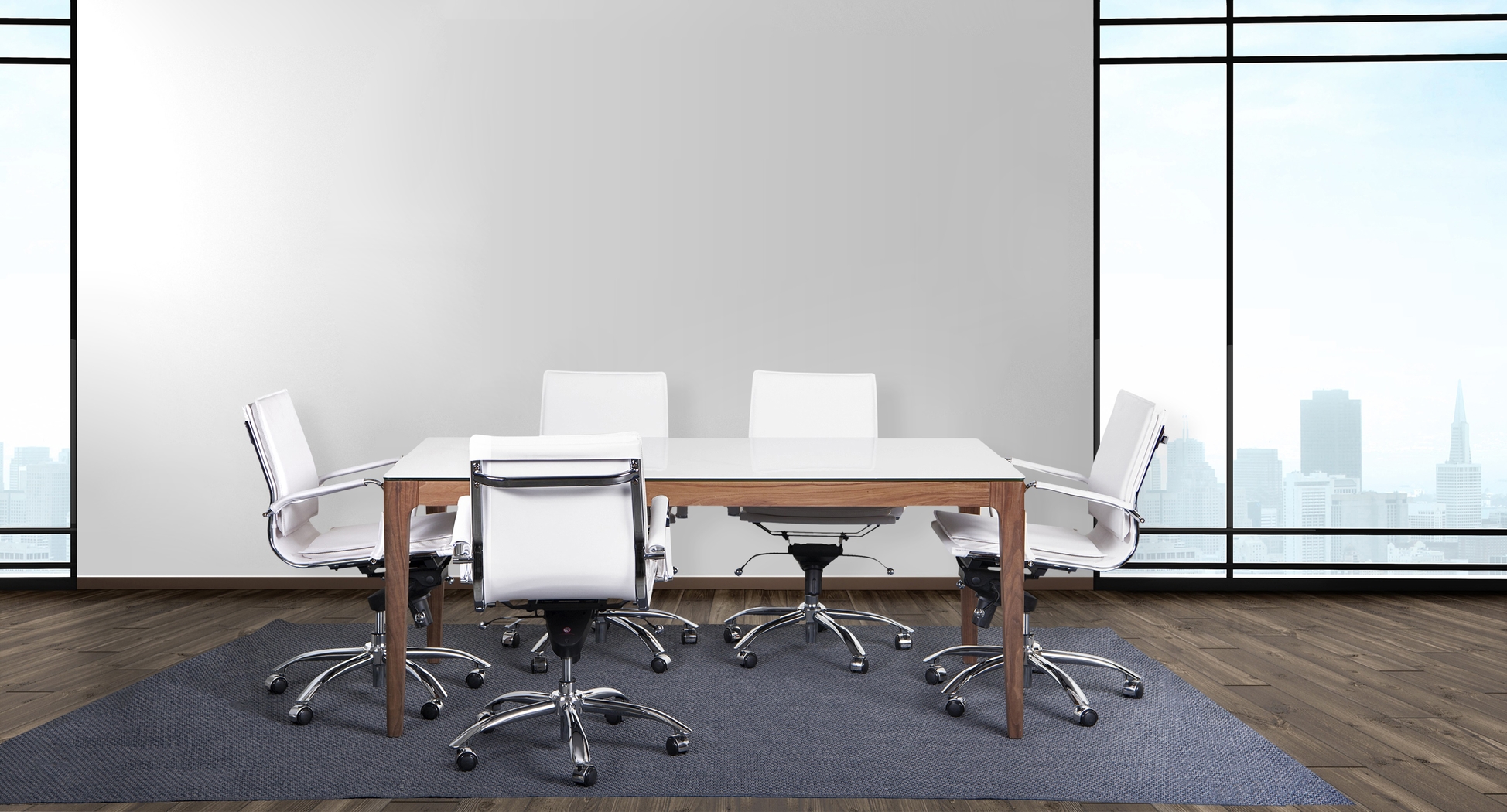 Furnberg White Office Chair - Thumbnail - Image 2