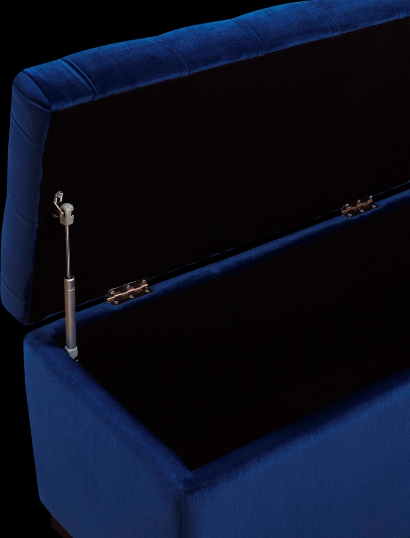 Furtson Blue Storage Bench - Thumbnail - Image 4