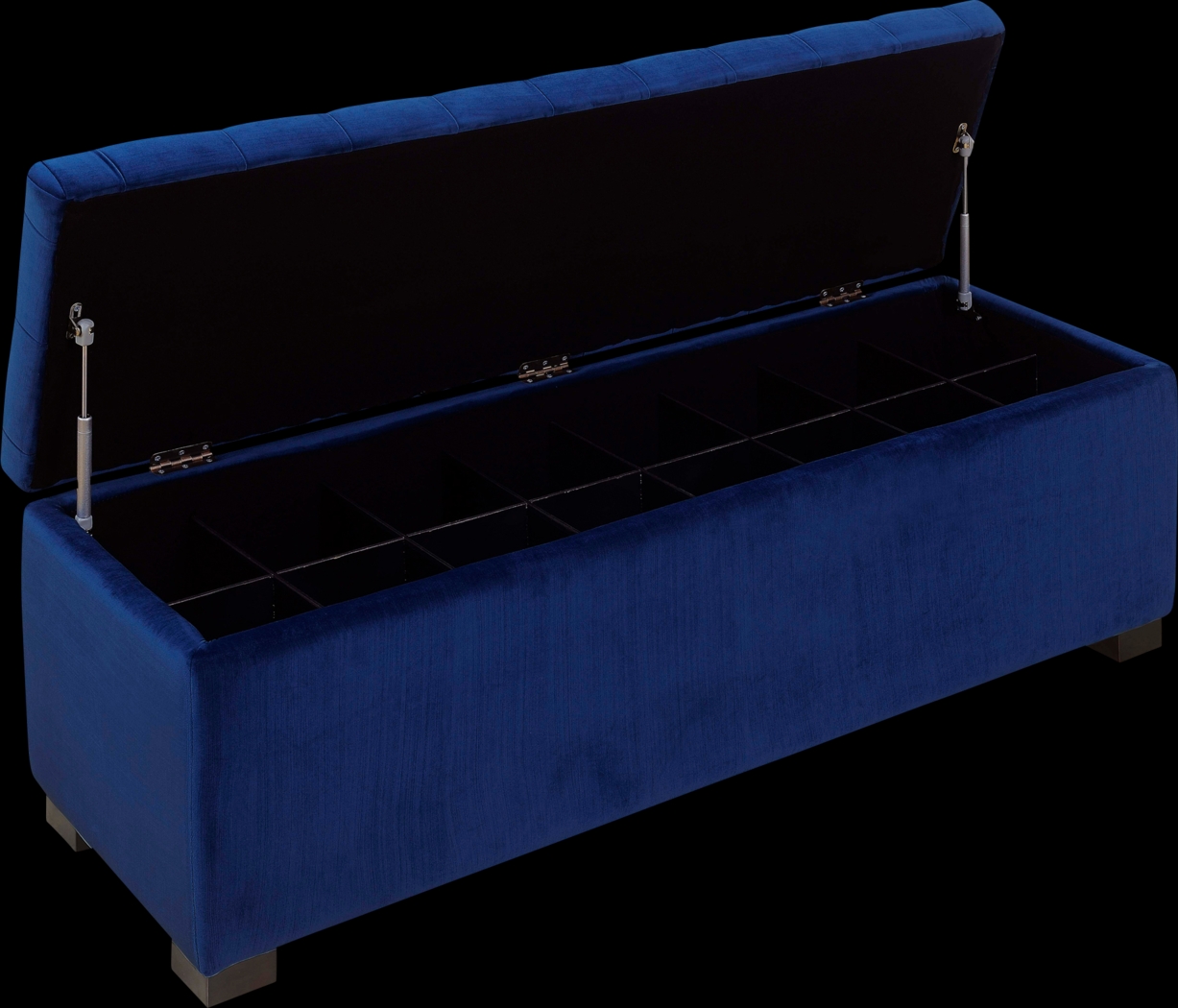 Furtson Blue Storage Bench - Thumbnail - Image 6