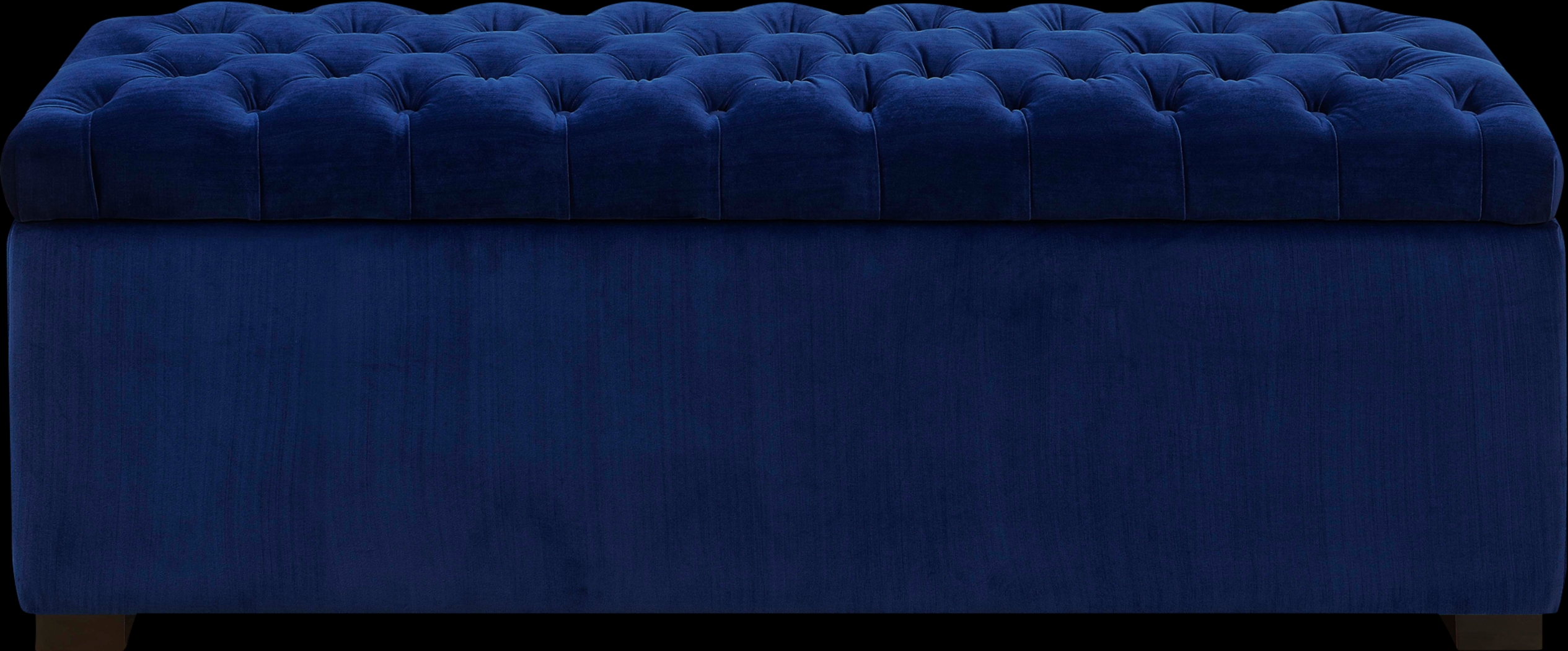 Furtson Blue Storage Bench - Thumbnail - Image 1