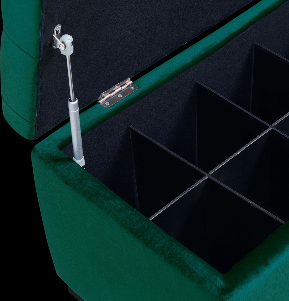 Furtson Emerald Storage Bench - Thumbnail - Image 4