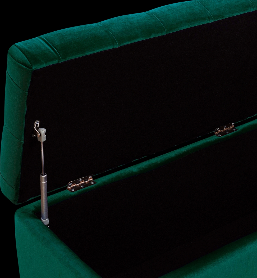 Furtson Emerald Storage Bench - Thumbnail - Image 5