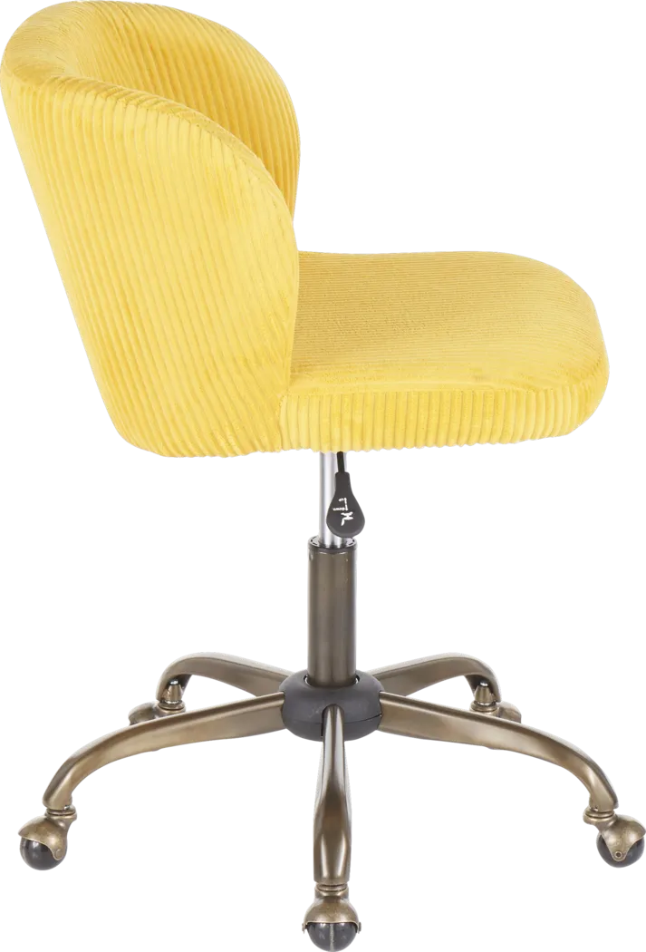 Fussell Yellow Desk Chair - Thumbnail - Image 2