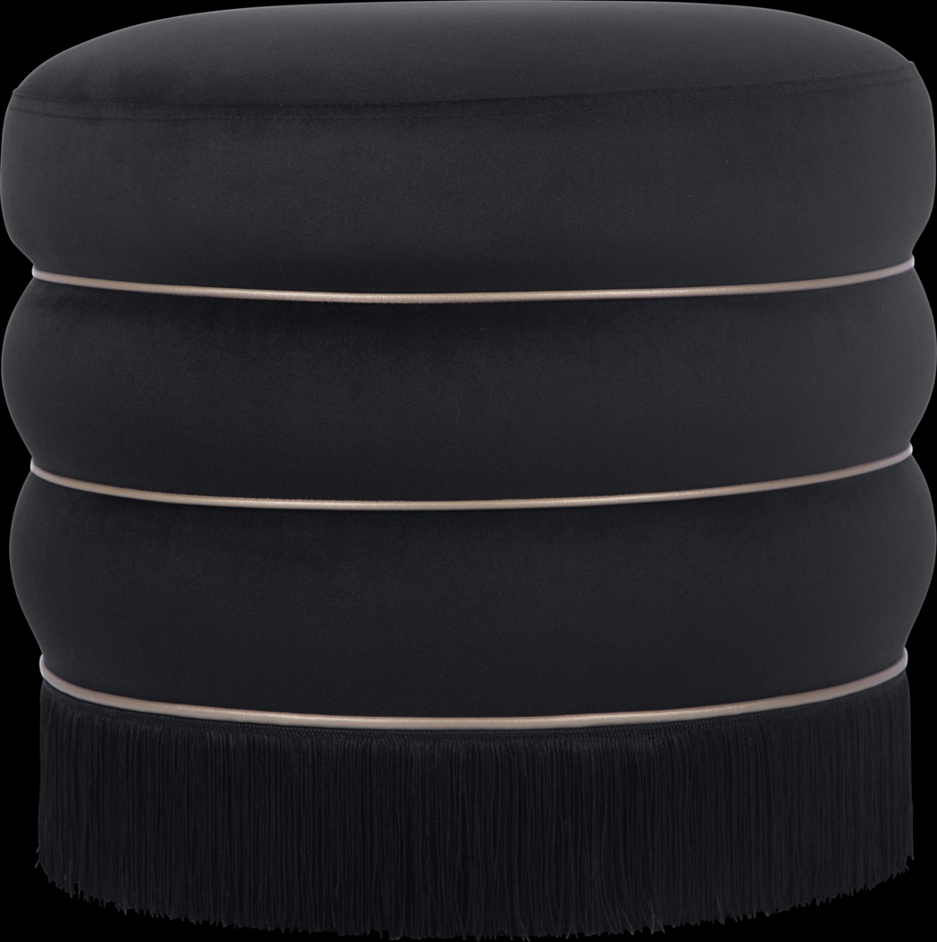 Fusteria Black Ottoman - Thumbnail - Image 3