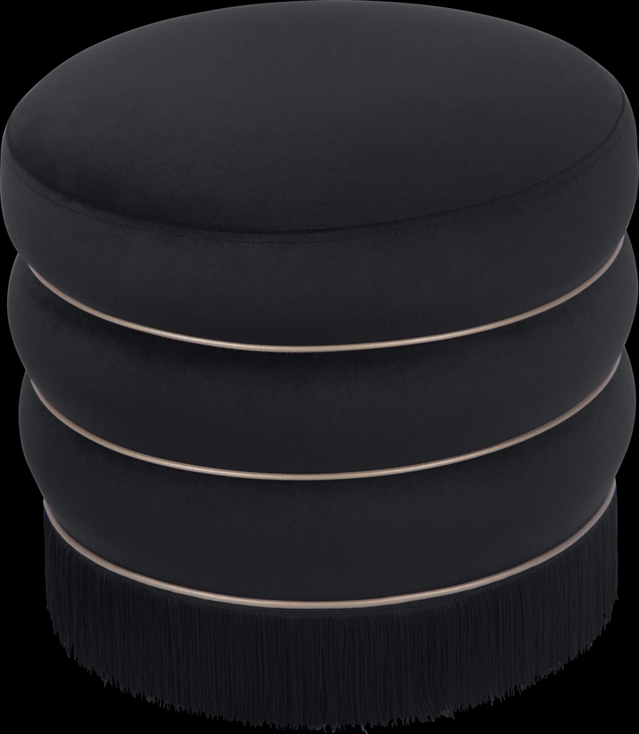 Fusteria Black Ottoman - Thumbnail - Image 4