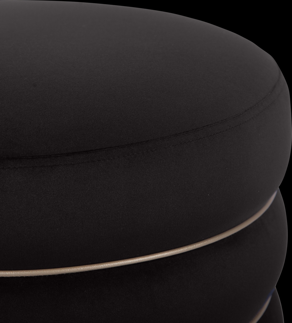 Fusteria Black Ottoman - Thumbnail - Image 5