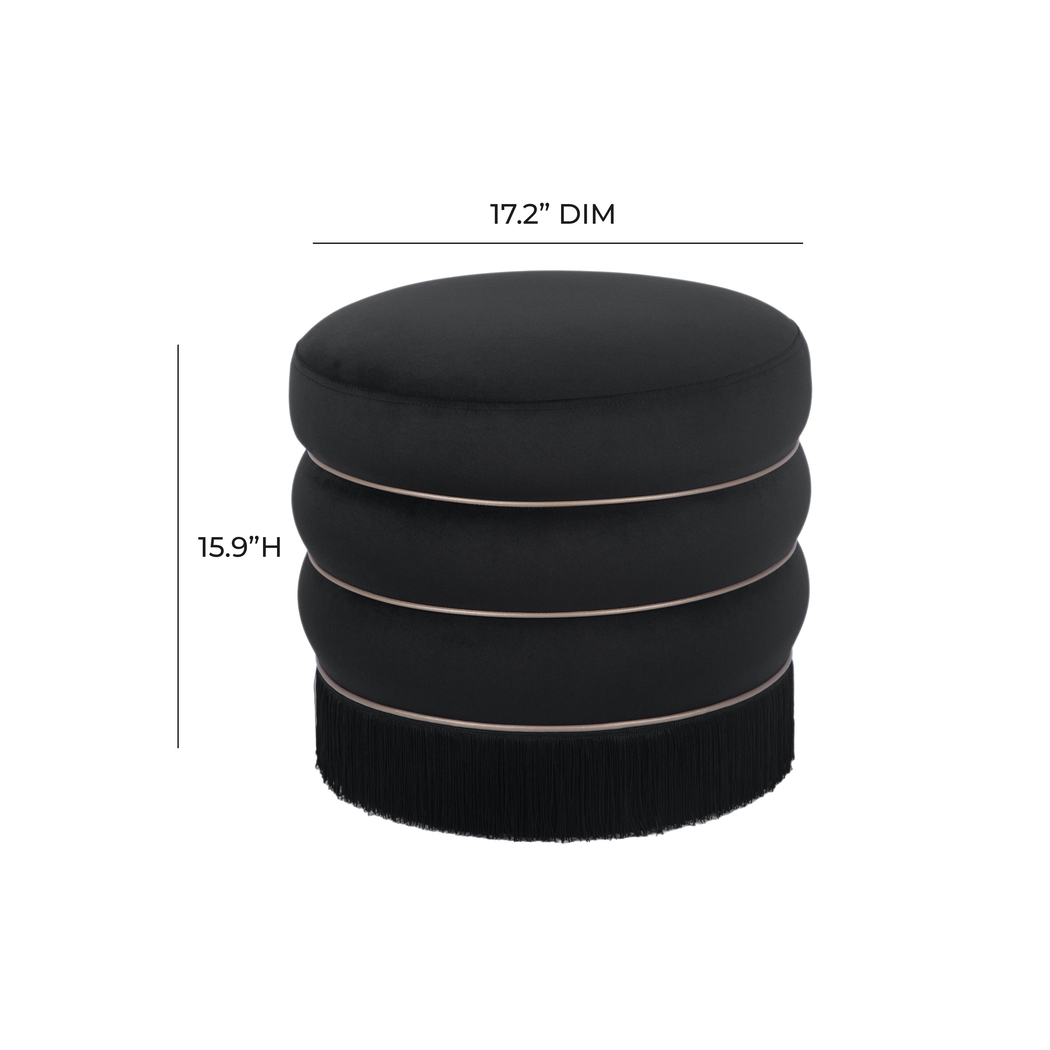 Fusteria Black Ottoman - Thumbnail - Image 8