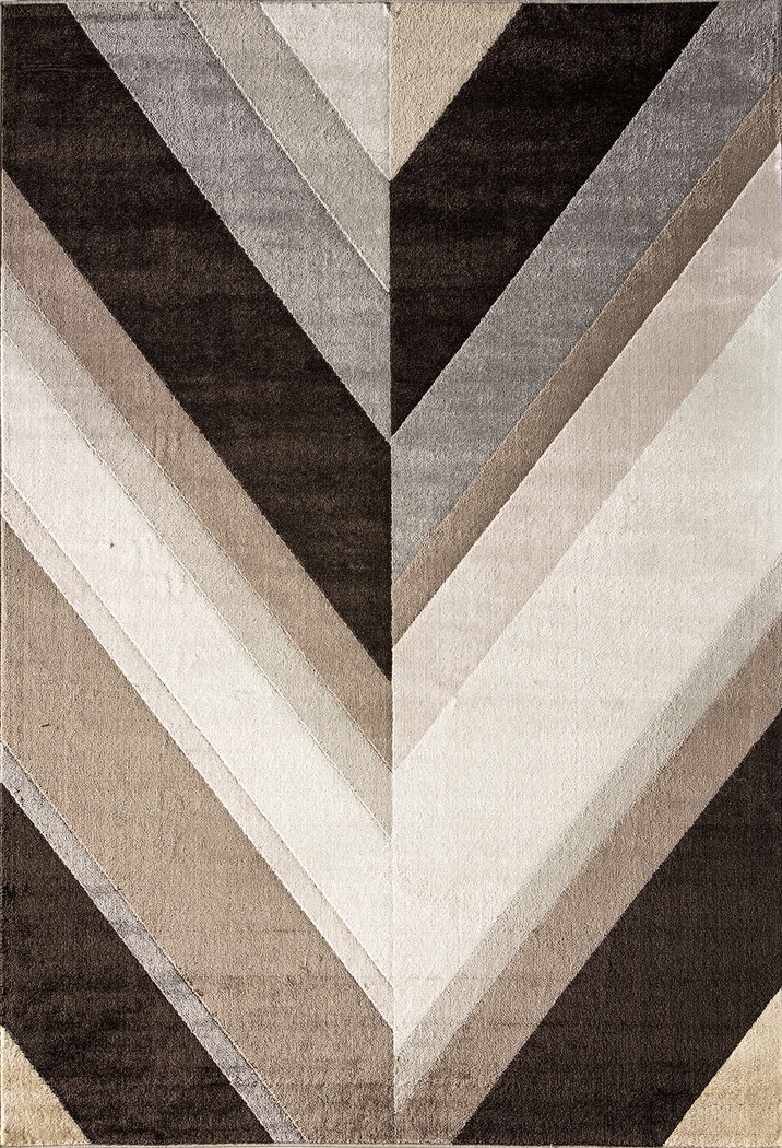 Fuvira Brown 8' x 10' Rug - Thumbnail - Image 1