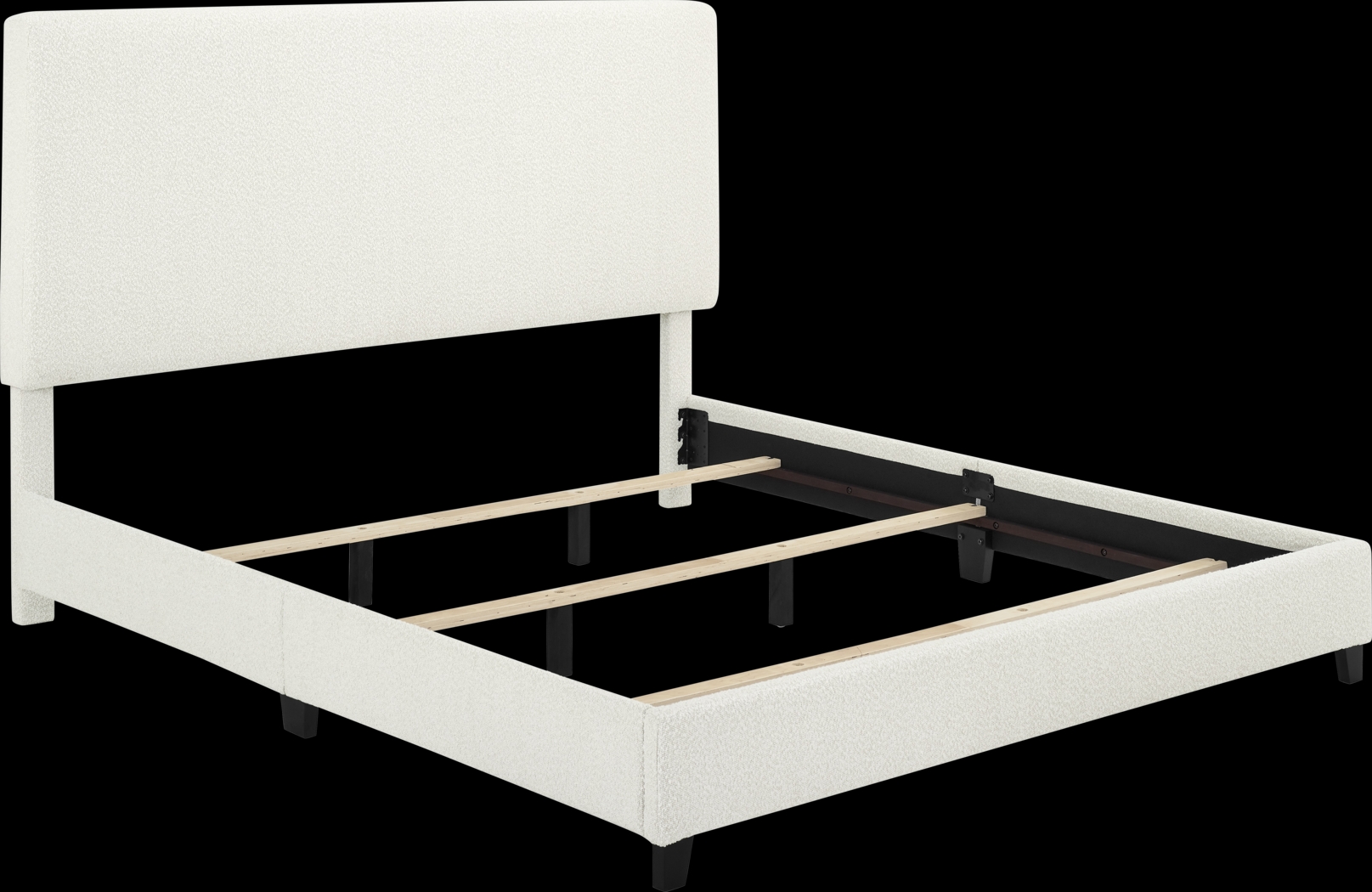 Fyna Beige King Upholstered Bed - Thumbnail - Image 4