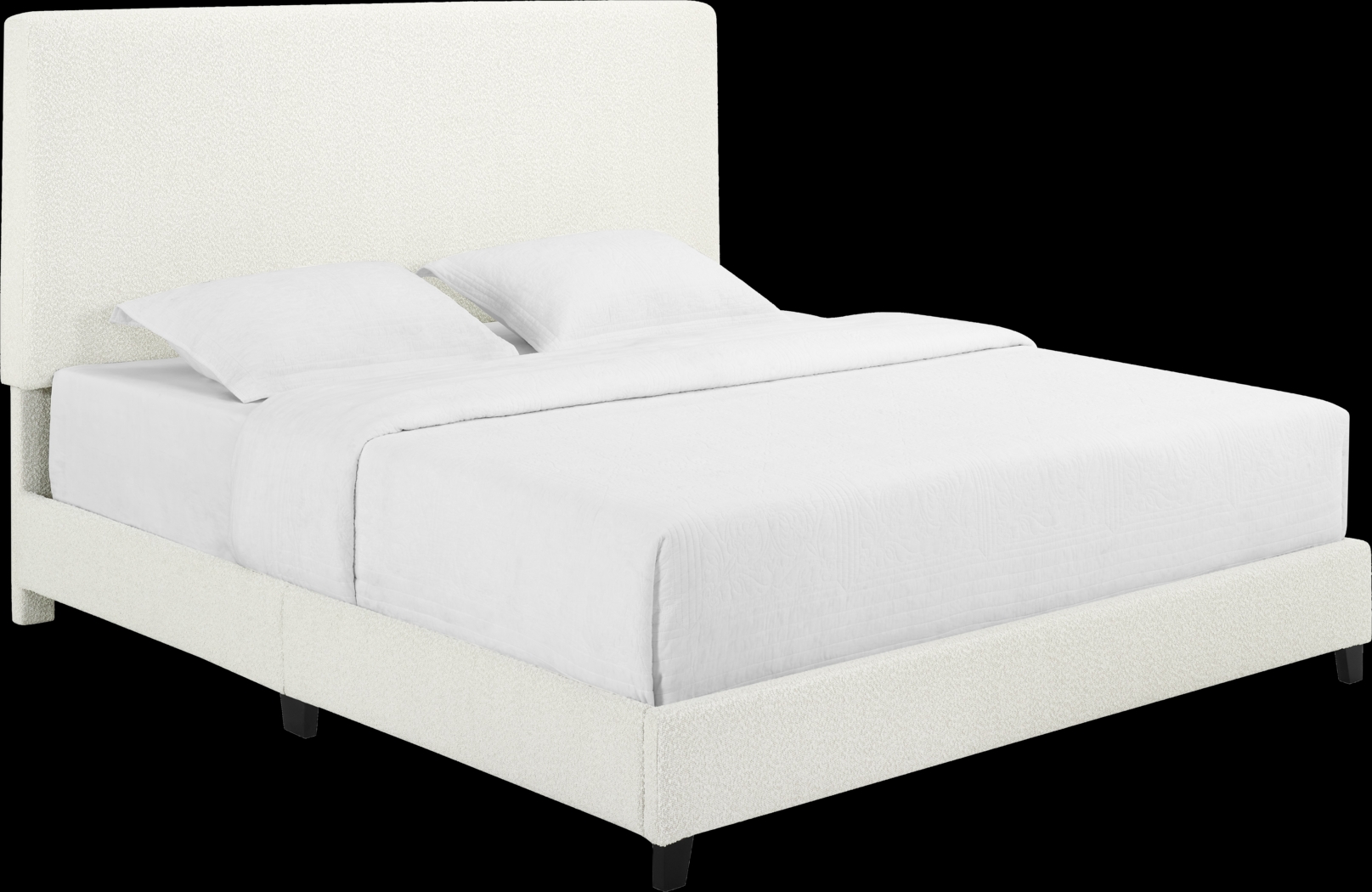 Fyna Beige King Upholstered Bed - Thumbnail - Image 1