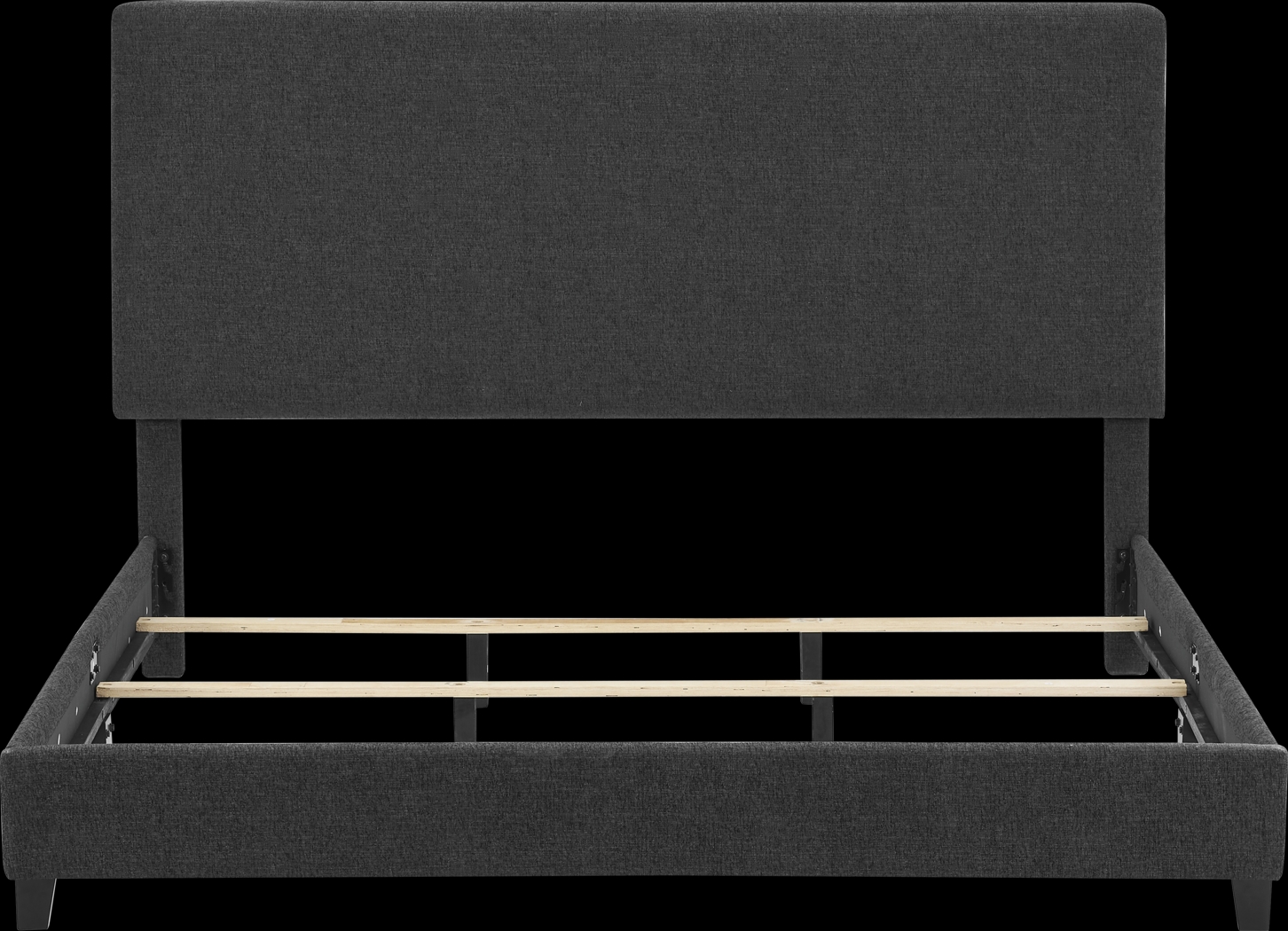 Fyna Gray King Upholstered Bed - Thumbnail - Image 5