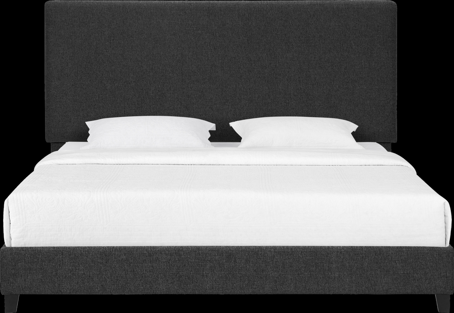 Fyna Gray King Upholstered Bed - Thumbnail - Image 6