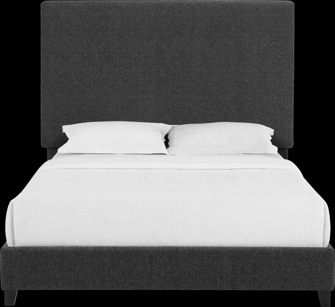 Fyna Gray Queen Upholstered Bed - Thumbnail - Image 5