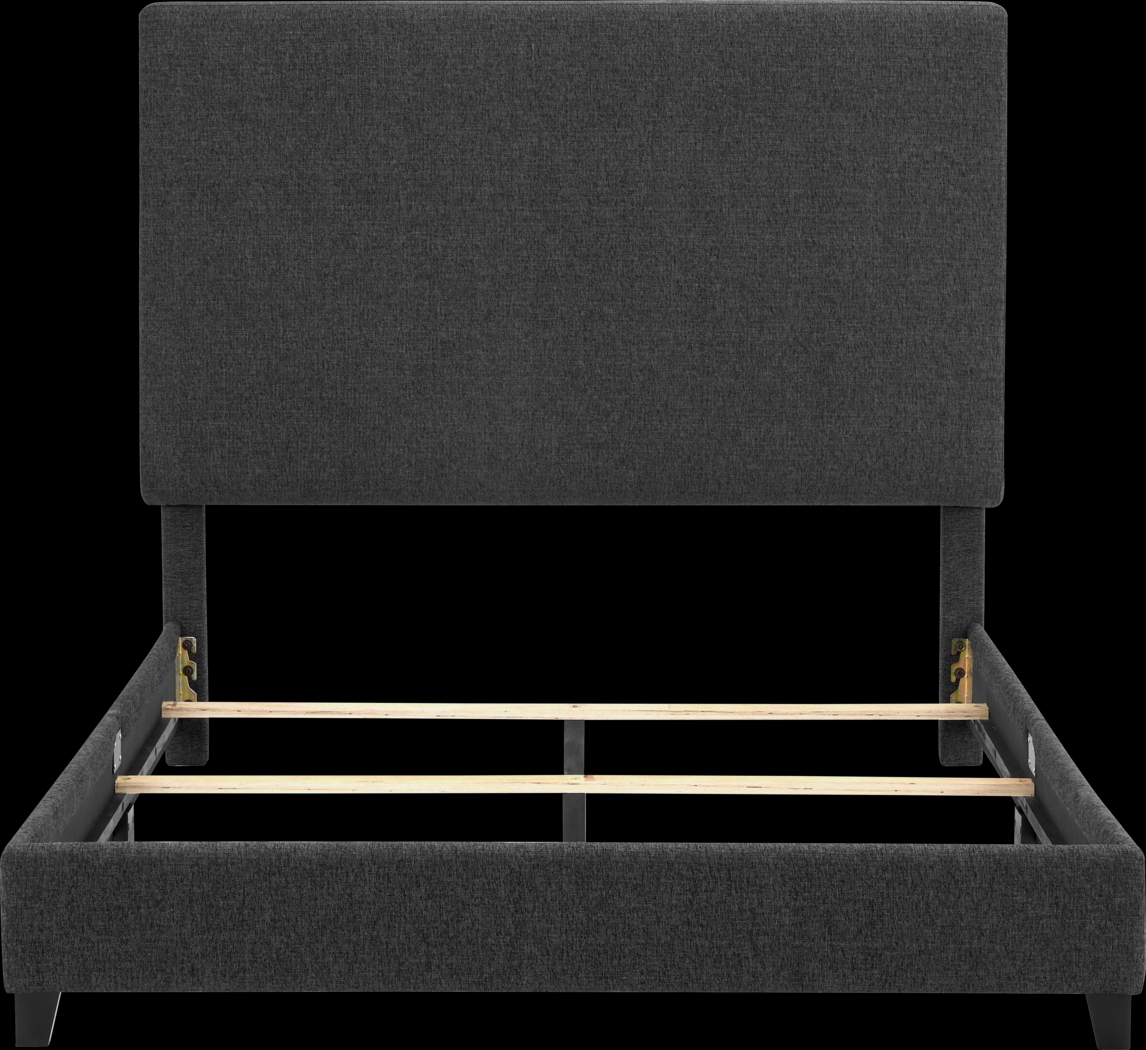 Fyna Gray Queen Upholstered Bed - Thumbnail - Image 6