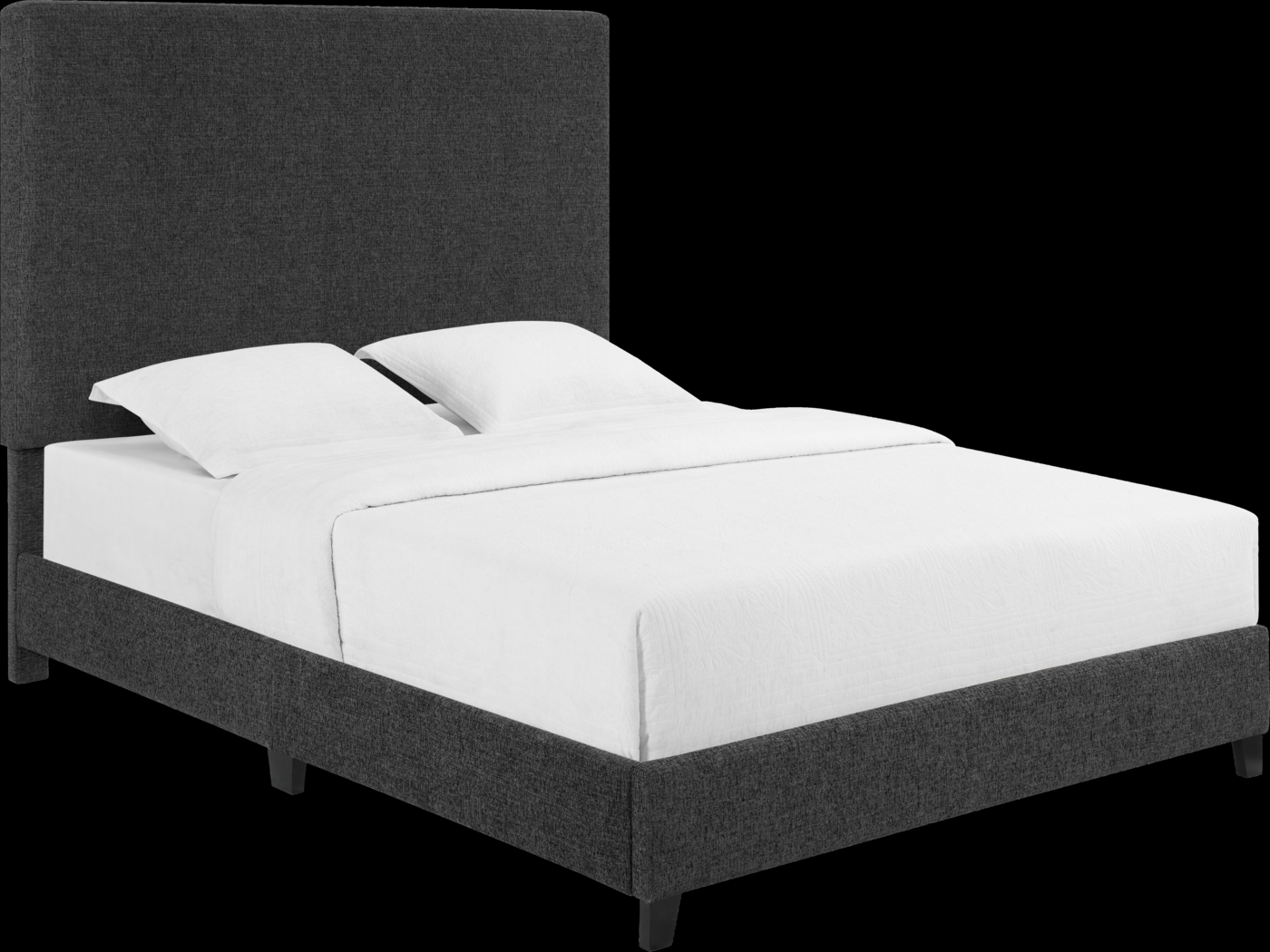 Fyna Gray Queen Upholstered Bed - Thumbnail - Image 1