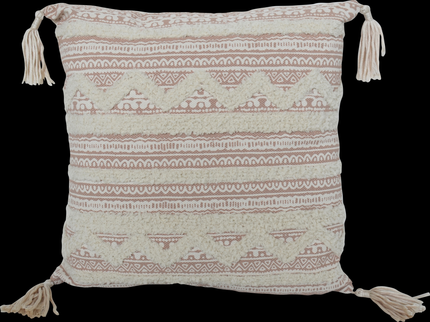 Gaberonne Beige Throw Pillow - Thumbnail - Image 1